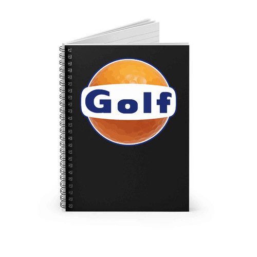 Mini Golf Spiral Notebook