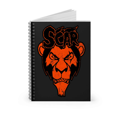 Misfit Lion Scar The Lion King Spiral Notebook