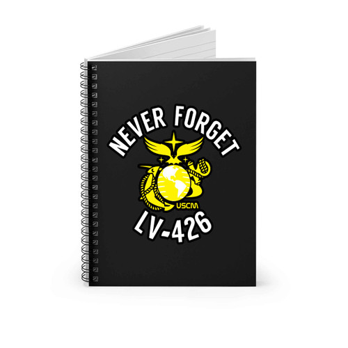 Never Forget Uscm Lv Four Two Six Spiral Notebook