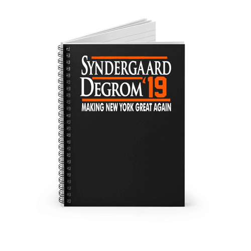 New York Degrom Syndergaard Spiral Notebook