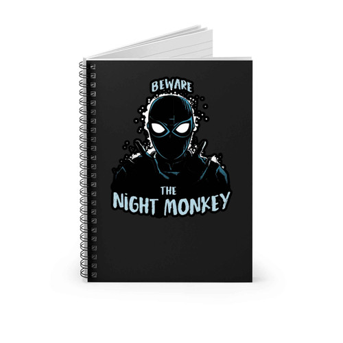 Night Monkey Spiral Notebook