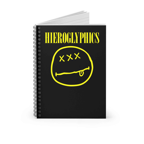 Nirvana Hieroglyphics Hierovana Spiral Notebook