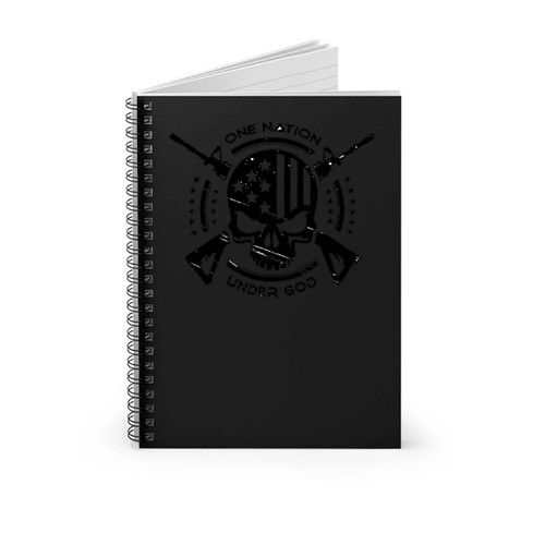 One Nation Under God Military Spiral Notebook