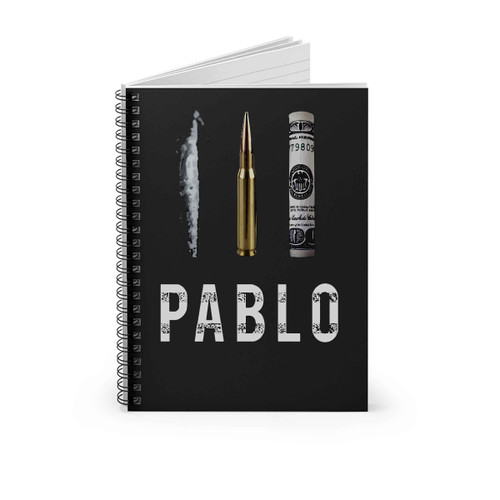 Pablo Escobar Dollar Narcos Ann Vectorized Spiral Notebook