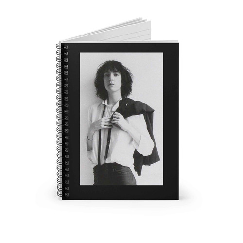 Patti Smith Horses Punk Rock Spiral Notebook