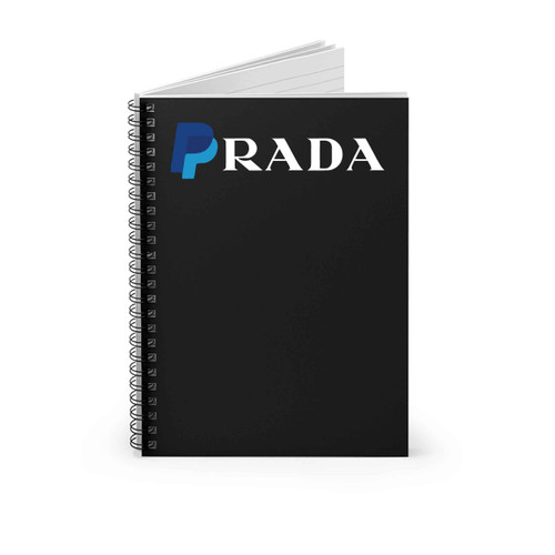 Paypal Parody Logo Spiral Notebook