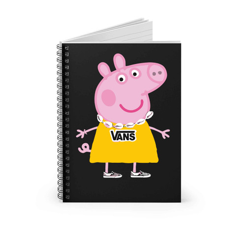 Peppa Pig Vsco Vans Parody Funny Spiral Notebook