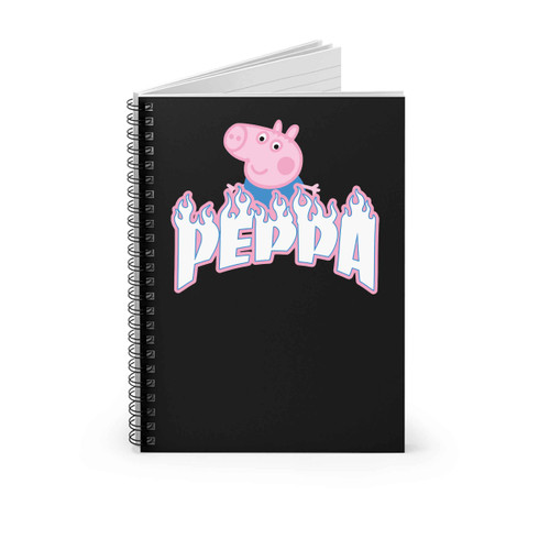 Peppa Thrasher Parody Spiral Notebook