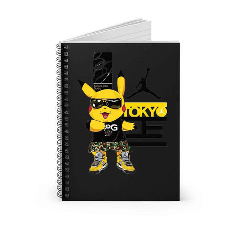 Pokemon X Air Jordan Spiral Notebook