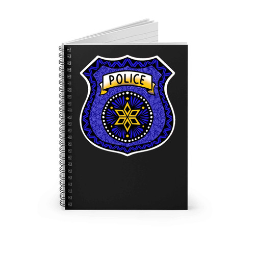 Police Badge Spiral Notebook