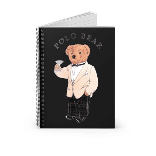 Polo Bear Auctioneers Spiral Notebook