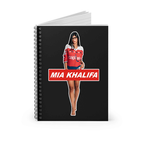 Princes Mia Khalifa Spiral Notebook