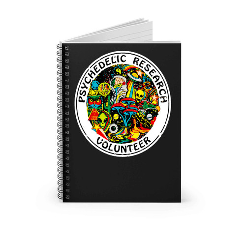 Psychedelic Research Volunteer Spiral Notebook