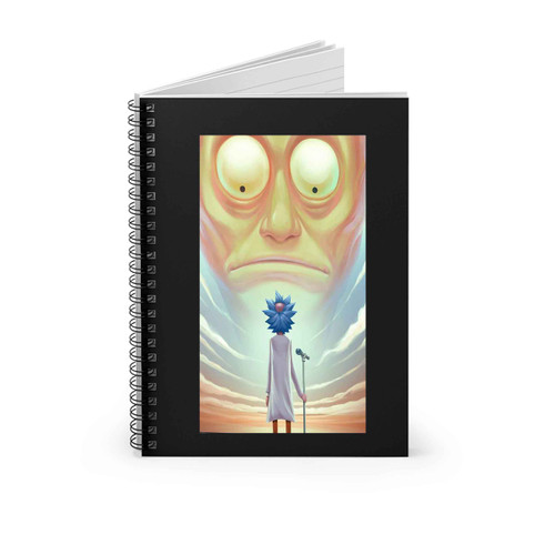 Rick And Morthy Talk With God Spiral Notebook