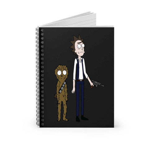 Rick And Morty Rick And Morty Star Wars Spiral Notebook