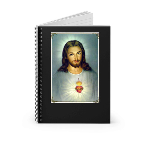 Sacred Heart Of Jesus Christ Spiral Notebook