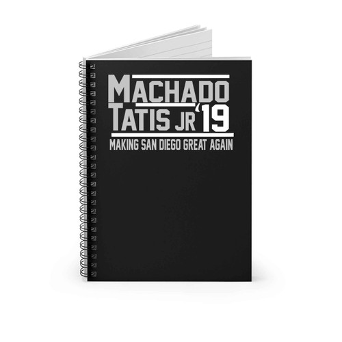 San Diego Machado Tatis Jr Spiral Notebook