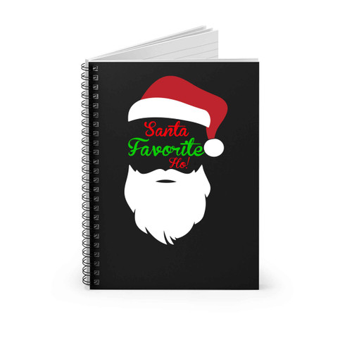 Santa Favourite Ho Spiral Notebook