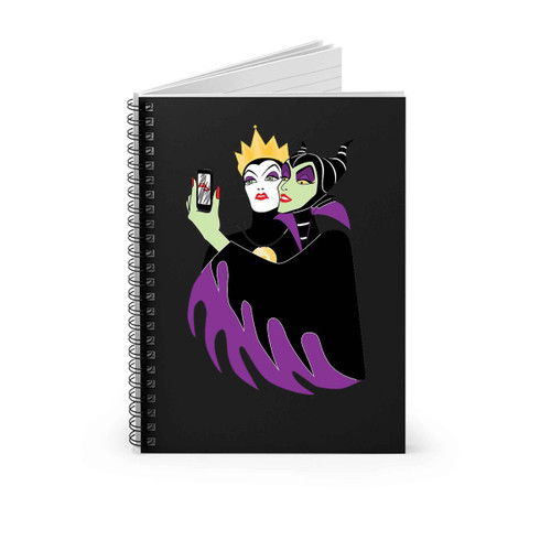 Selfie Queen Tee Princess Vacation Spiral Notebook