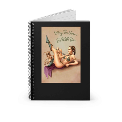 Sexy Slave Leia Organa Princess Star Wars Force Spiral Notebook