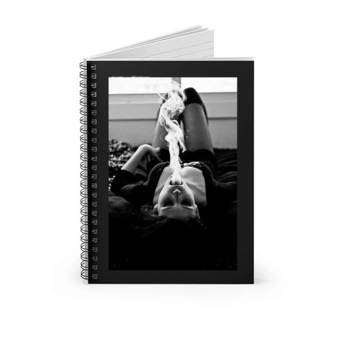 Smoking Girl Cigarette Weed Sexy Spiral Notebook
