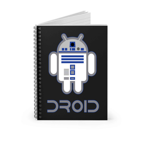Star Wars R2D2 An Droid Spiral Notebook