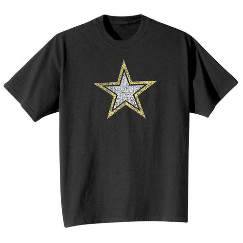American Hero Army Man's T-Shirt Tee