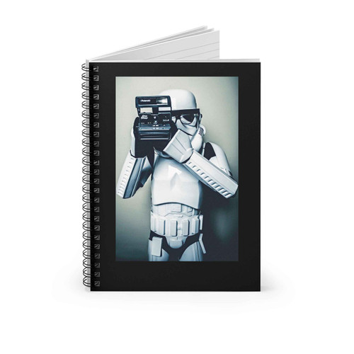 Stormtrooper Star Wars Selfie Retro Spiral Notebook