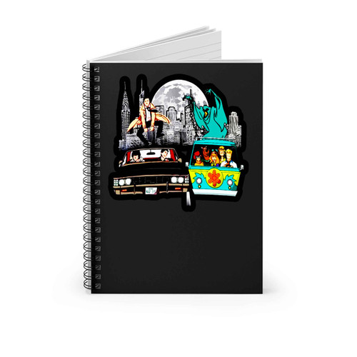 Supernatural And Scooby Doo Scooby Gangs Spiral Notebook