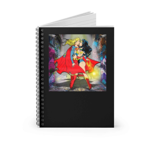 Superwoman Wonder Woman Spiral Notebook