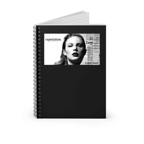 Taylor Swift New Album Reputation Spiral Notebook