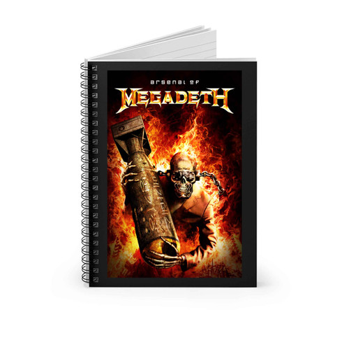 The Arsenal Of Megadeth Spiral Notebook