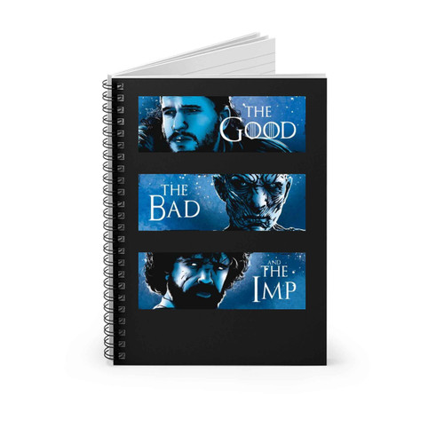 The Good The Bad And The Imp Spiral Notebook