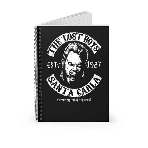 The Lost Boys Sons Of Anarchy Santa Carla Est 1987 Spiral Notebook