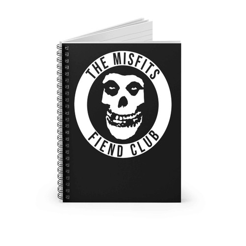 The Misfits Fiend Club Crimson Ghost Feind Spiral Notebook
