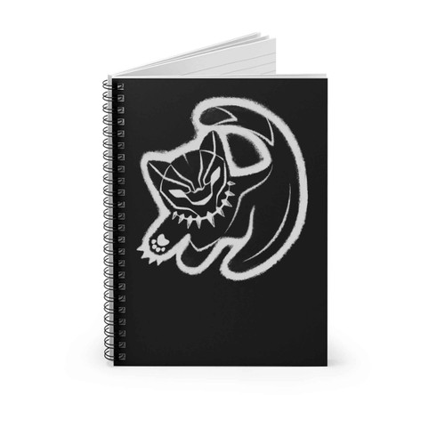 The Panther King Spiral Notebook