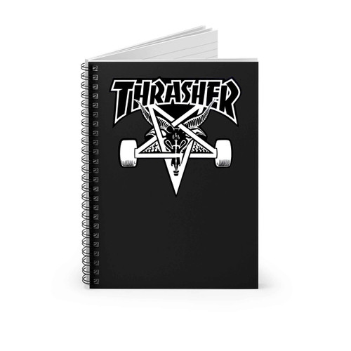 Thrasher Skateboard Spiral Notebook