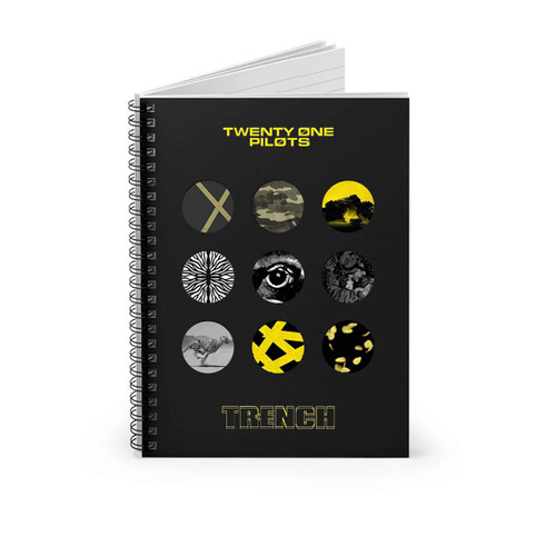 Twenty One Pilots Trench Logo Spiral Notebook