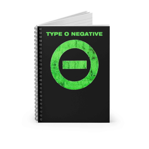 Type O Negative Logo Spiral Notebook
