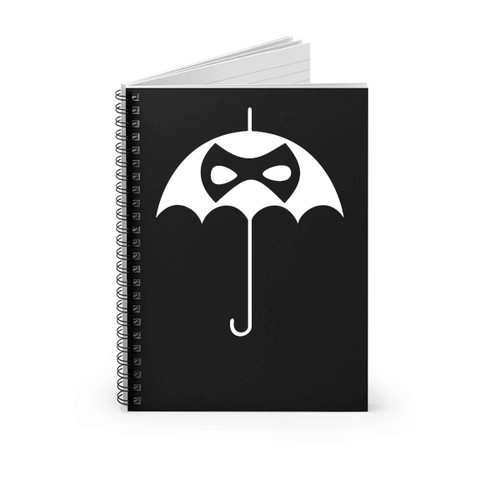 Umbrella Mask Eyes Spiral Notebook