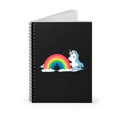 Unicorn Tasty Rainbow Spiral Notebook