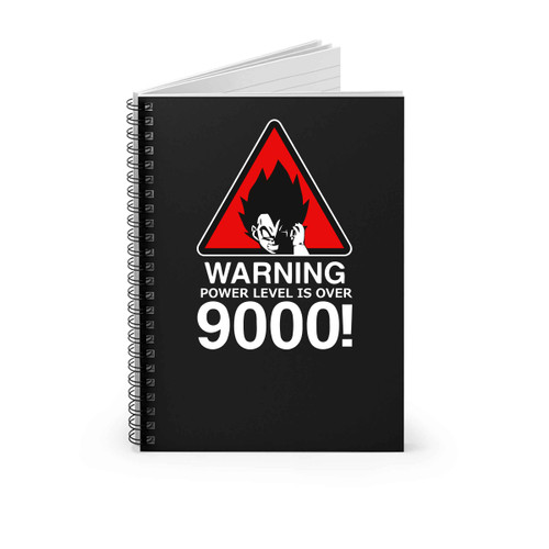 Vegeta Over 9000 Spiral Notebook