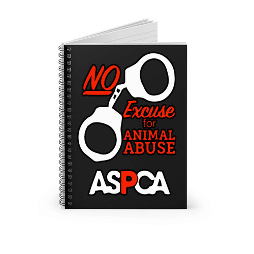 Vintage Aspca Retro Dark Funny Spiral Notebook