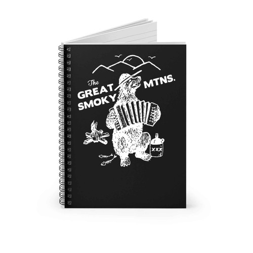 Vintage The Great Smoky Mountains Mtns Spiral Notebook