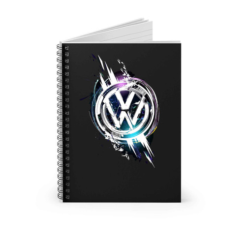 Volkswagen Vw Logo Emblem Auto Moto Spiral Notebook