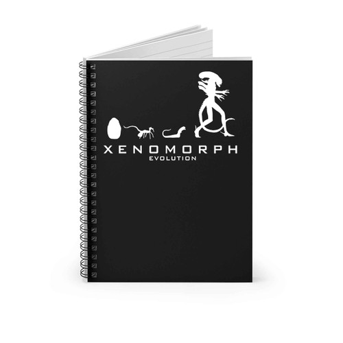 Xenomorph Evolution Alien Spiral Notebook