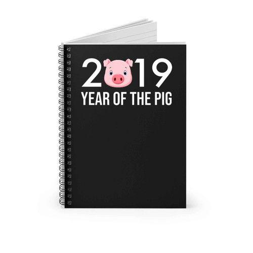 Year Of The Pig 2019 Spiral Notebook