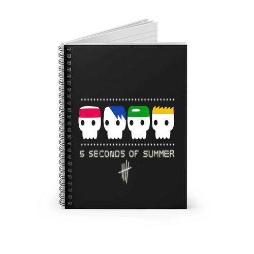 5 Seconds Of Summer 5Sos Hungry 5Sos Spiral Notebook