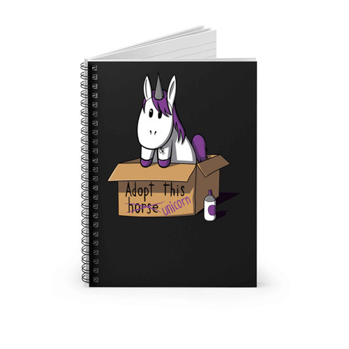 Adopt This Cute Unicorn Spiral Notebook