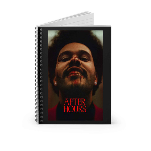 After Hours Cover The Weeknd Spiral Notebook